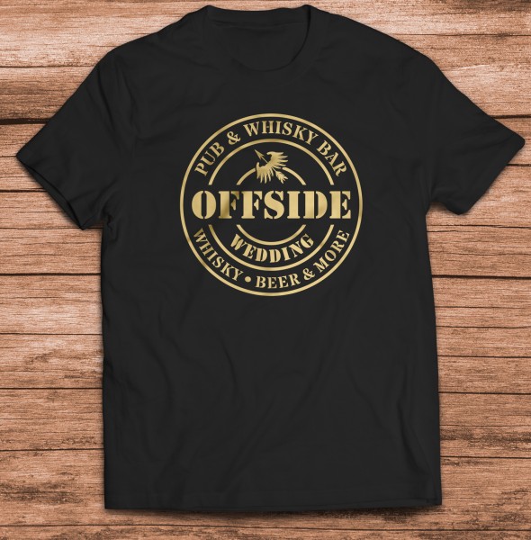 T-Shirt Offside Wedding „Logo II“